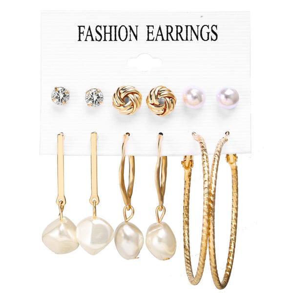 6 Piece Earring Set