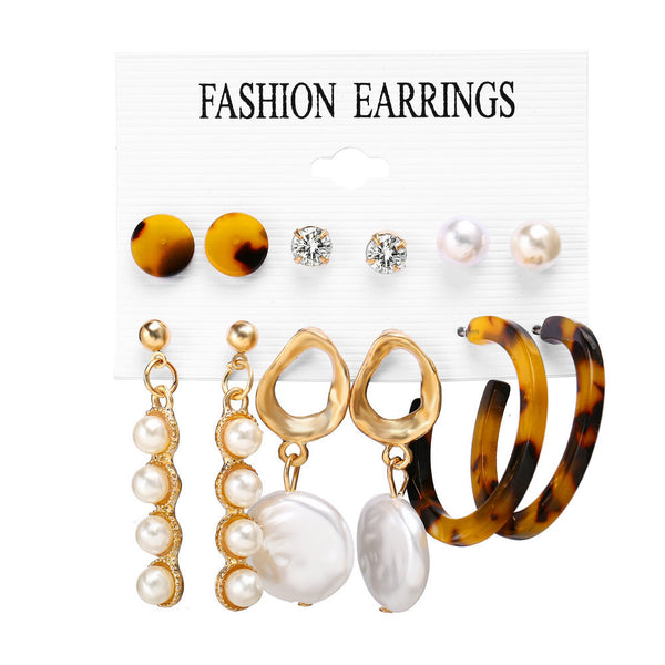 6 Piece Earring Set