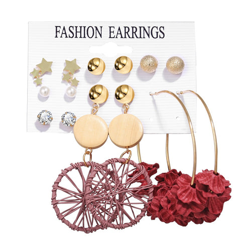 6 Piece Earring Set