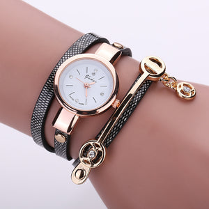 3 circle winding bracelet watch