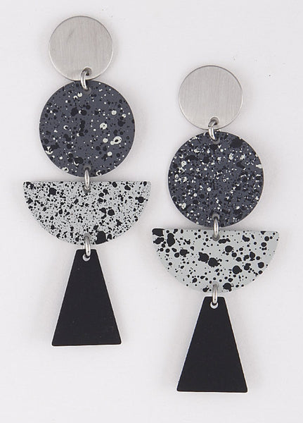 Dangle Geometric Earrings