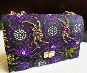 OSAS Studded African Ankara Bag
