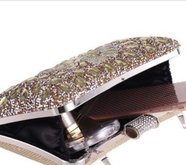 Glass Diamond Evening Bag