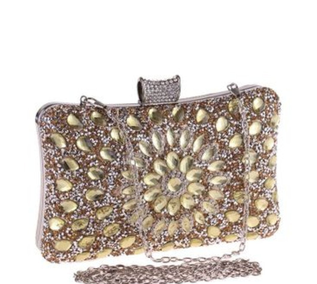 Glass Diamond Evening Bag