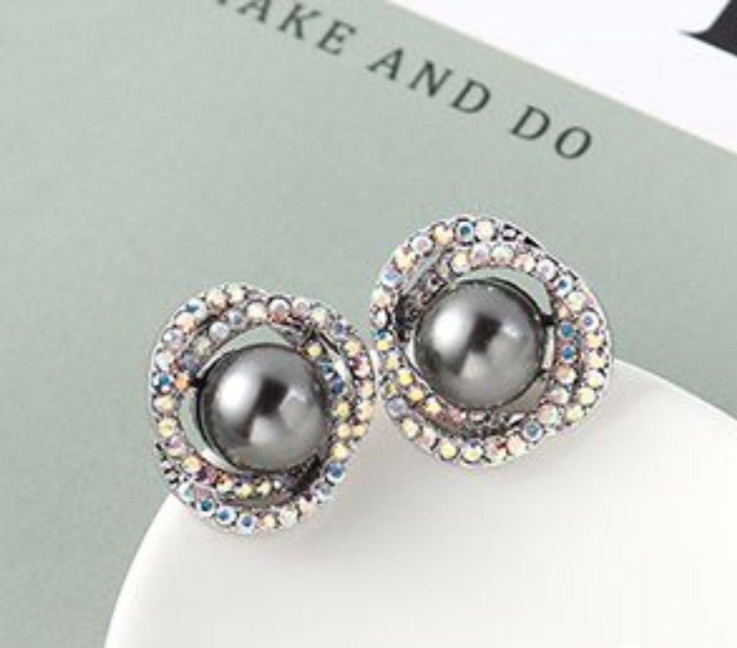 Crystal Stud Earrings