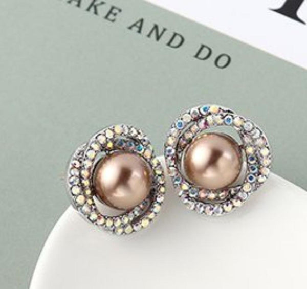 Crystal Stud Earrings