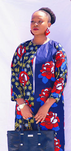 Rose Ankara Jacket