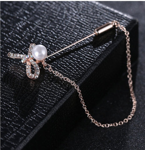 Alloy plated brooch