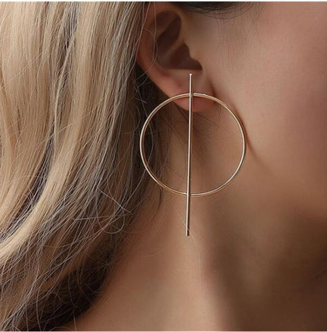 Geometric Hoop Earrings