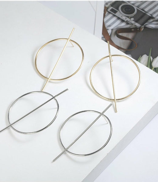 Geometric Hoop Earrings