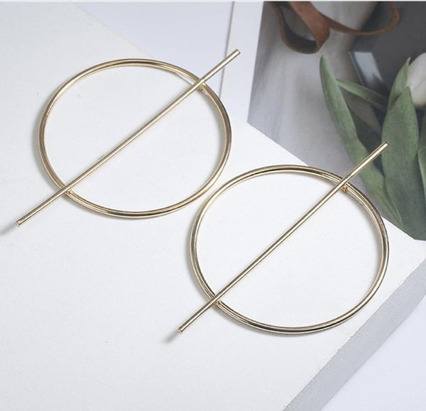 Geometric Hoop Earrings