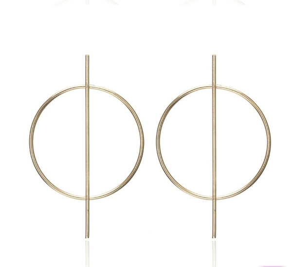 Geometric Hoop Earrings